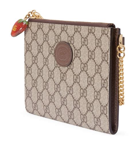 gucci gg supreme wrist wallet|Gucci Gg Supreme web wallet.